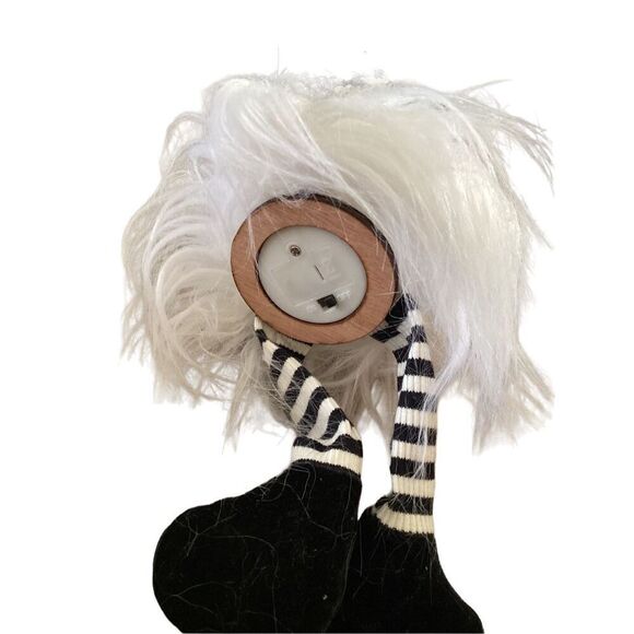 Light Up Plush Gnome Sequin Cap Striped Home Decoration Decor - Picture 5 of 9